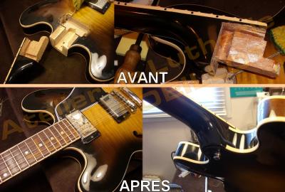Gibson ES-335 cassée