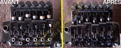 Nettoyage vibrato Floyd Rose